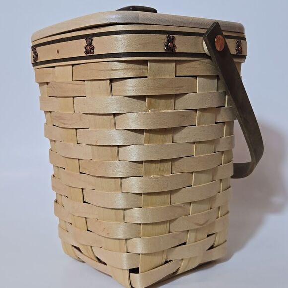 2007 Longaberger Basket Boyds Bear Country Basket Feast Signed Wendy Longaberger - Picture 6 of 16